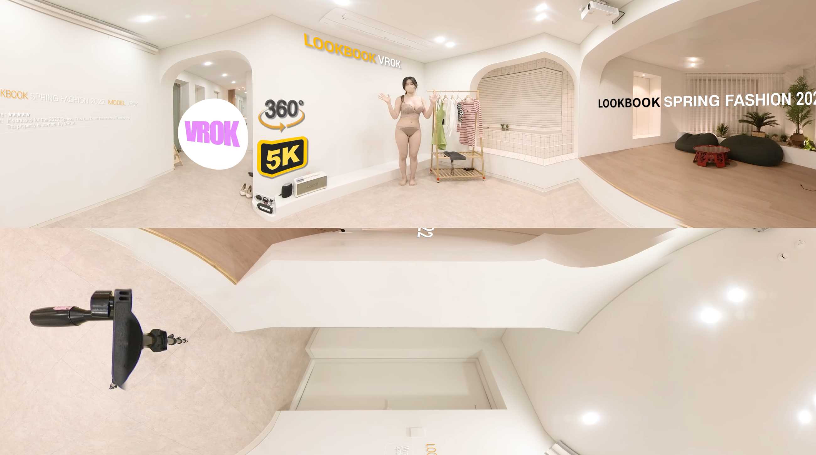 VR360°4K 韩国模特换衣  LOOKBOOK 4kVR视频下载